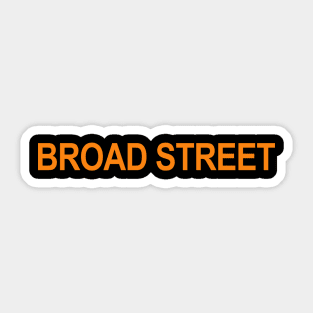 Broad Street Sticker